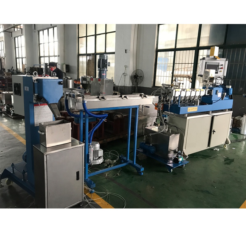 Shj 20 Small Twin Screw Extruder Pelletizing Line Buy Small Twin