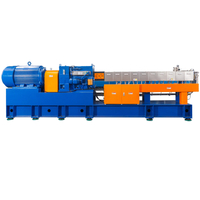 HT-65 Twin Screw Extruder for PC+20% Talc Compounding with Gravimetric Feeders